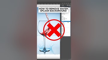 How to remove water splash background in photoshop😵 #photoshop #photoshoptutorial #adobe #edit