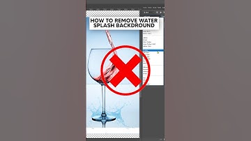 How to remove water splash background in photoshop😵 #photoshop #photoshoptutorial #adobe #edit