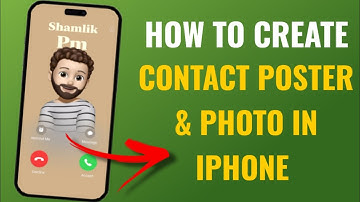 How To Set Or Create Contact Poster & Photo In Apple Iphone Ios | English