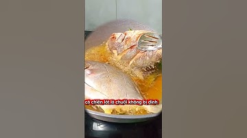 cá chiên lá chuối không bị dính chảo #food