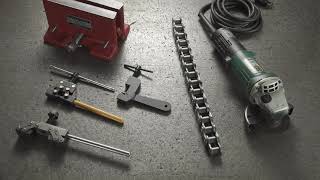 How to cut Tsubaki Roller Chain using a chain breaker