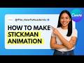 How to Make Stickman Animation in Canva [Quick Guide]