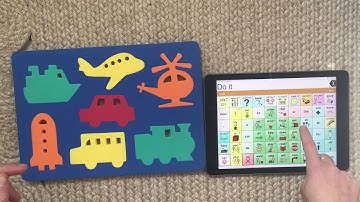 Playing in AAC! Puzzle Play with TouchChat with WordPower