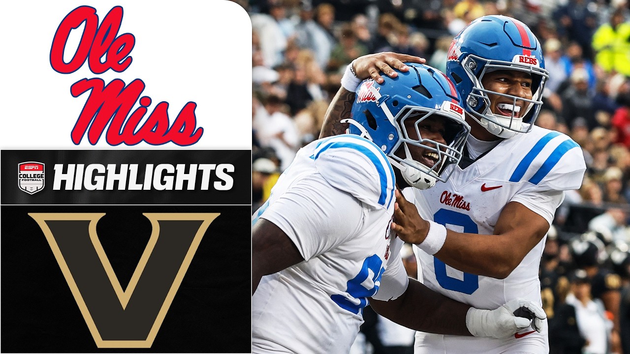 Ole Miss Rebels vs. Vanderbilt Commodores | Full Game Highlights | ESPN College Football