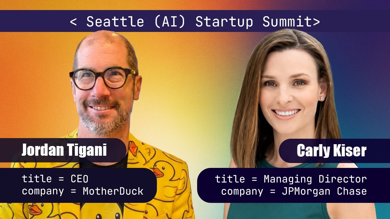 How MotherDuck Was Born: DuckDB, AI, and the Modern Data Stack | Jordan Tigani & Carly Kaiser
