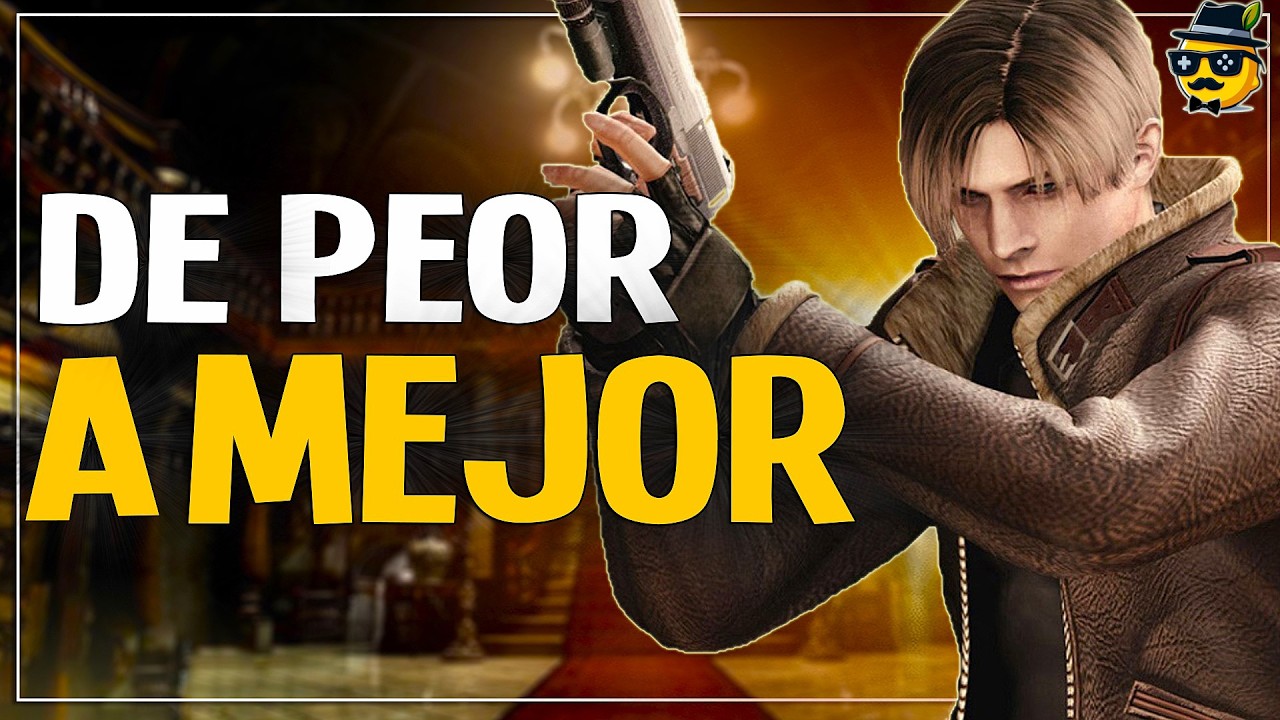 RANKING de los VIDEOJUEGOS RESIDENT EVIL de PEOR a MEJOR - YouTube