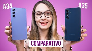 O que MUDOU? Galaxy A34 VS Galaxy A35! Comparativo