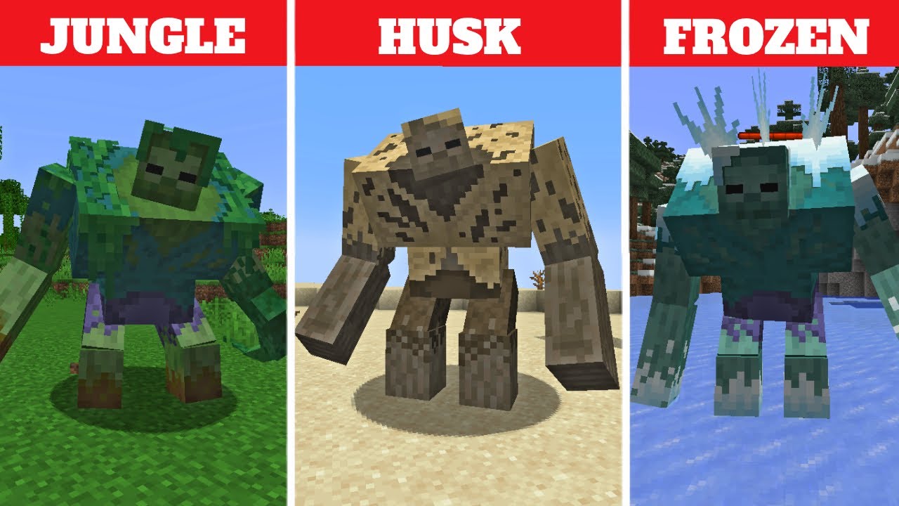 Minecraft Mutant Human Minecraft ALL MUTANT CREATURES Vs Me ! - YouTube