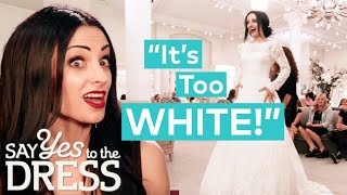 Rockstar Bride Wants To Look Like A DEAD Bride On Her Wedding Day | Say Yes To The Dress screenshot 5