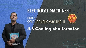 4.8 Cooling of Alternator | EE501 |