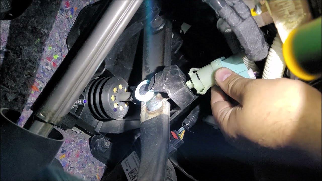 2013 Ford Edge Brake Light Switch Replacement - YouTube