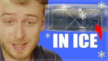 What Happens When You Freeze Your GPU In Ice, And TURN IT ON