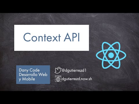 COMO usar CONTEXT API para el MANEJO DEL ESTADO GLOBAL