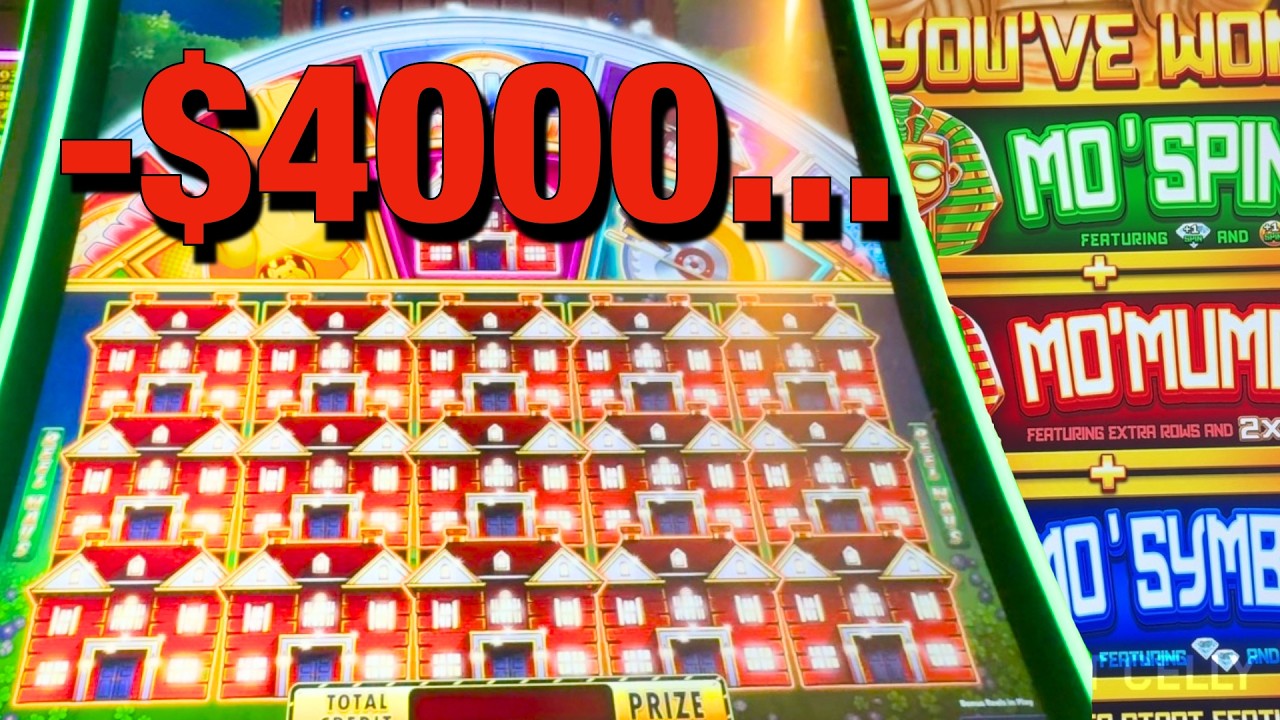 $4000 Loss COMEBACK!! Last Spin FULLSCREEN MANSIONS! 6TH HANDPAY This Week!!! Huff & Puff CLUTCH HIT