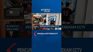 Tak Sampai Satu Menit, Aksi Pencurian Laptop Terekam CCTV