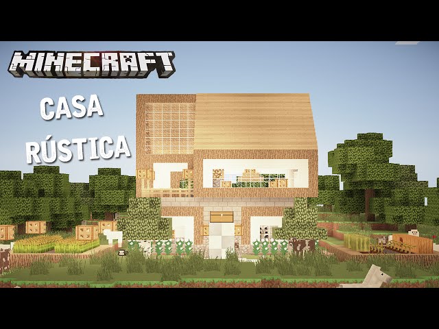 Casa Rustica Para Minecraft Pocket Edition 0.11.X - video Dailymotion