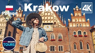 Krakow Poland - Amazing City, Aerial tour [4K]