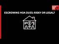 Can Michigan Condo Dues Be Placed in Escrow? What Co-Owners Should Know