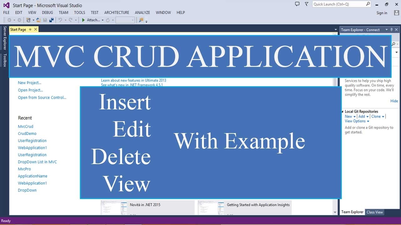 สอน mvc Update Asp.net Mvc : Create Update Delete View With Entity Framework