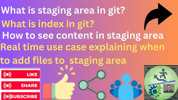 5. git staging area | git staging area explained | git stage real time interview