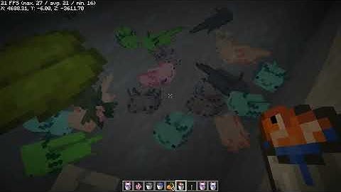 My More Axolotl Variants Texture Pack Showcase