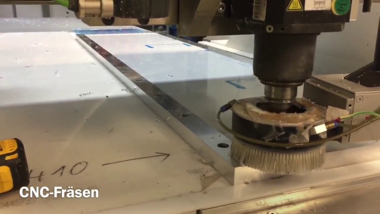 Kantenprofil Und Cnc Bearbeitung Kantenbearbeitung Mit Aluprofil Mejo Metall Josten Alucore Youtube