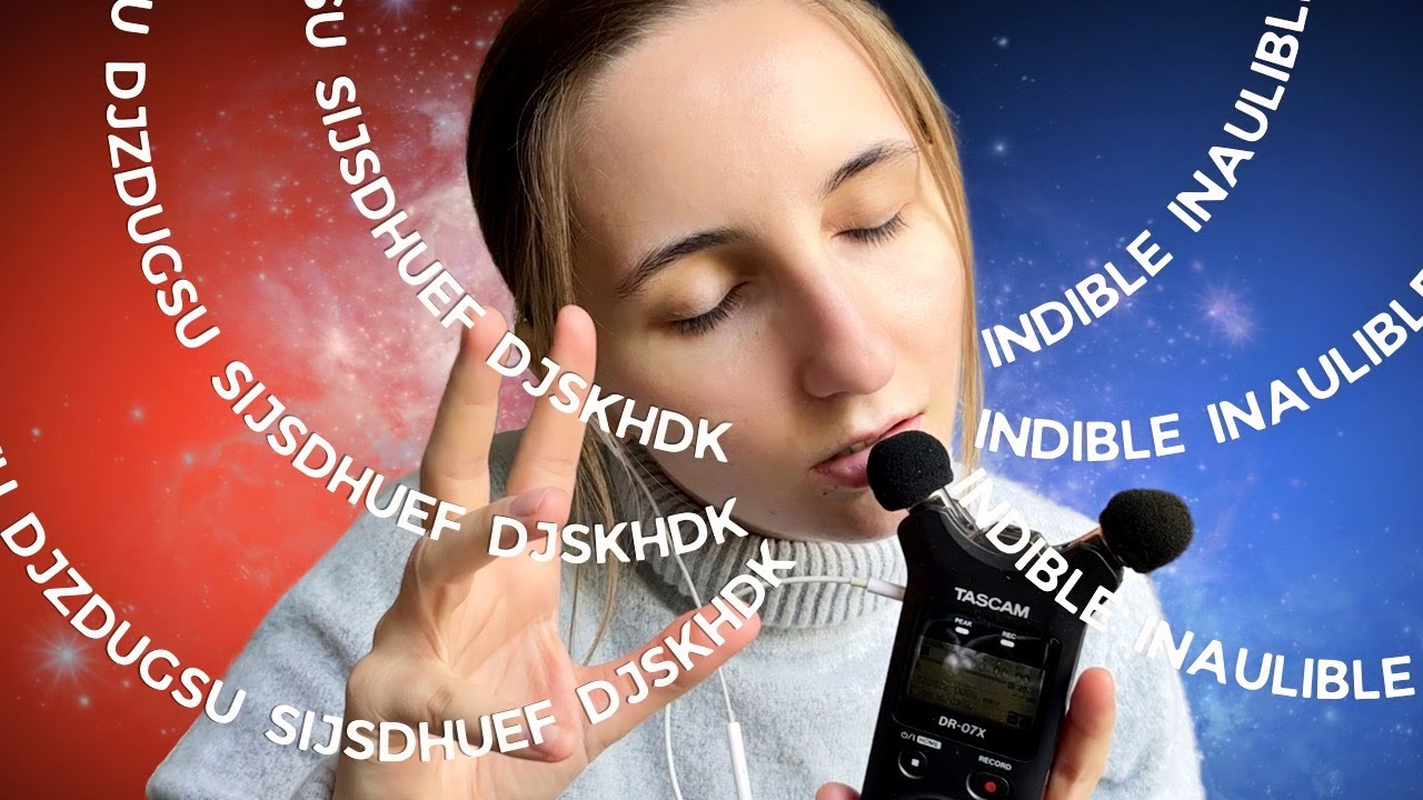 ASMR FR | Bruits de bouche et inaudible intenses 😍😴