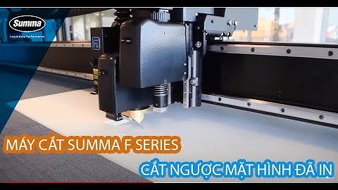 Máy cắt phẳng Summa F series cắt bế hộp mặt ngược #maybe #baobi #innhanh