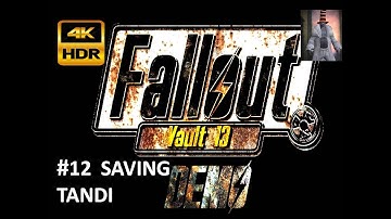 FALLOUT VAULT 13 | Saving Tandi  Khan Base  | 4K HDR