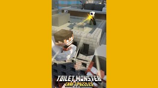 Toilet Monster Craft Puzzles | Toilet Monster Craft Puzzles Gameplay FHD | Level 1-15  & Level 1-16 screenshot 5