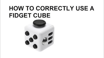 How to correctly use a Fidget Cube