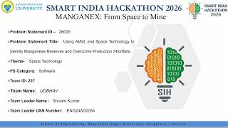 Using AI/ML and Space Technology to Identify Manganese Reserves and Overcome Production Shortfalls.