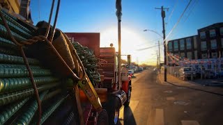 Mack R Model Hauls Steel From Philly To North New Jersey! (Old School Cool) #mack #trucking