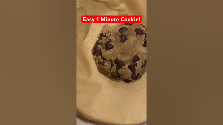 Easy 1 Minute Cookie! #baking #chocolatechipcookies #cookies #food #easyrecipe