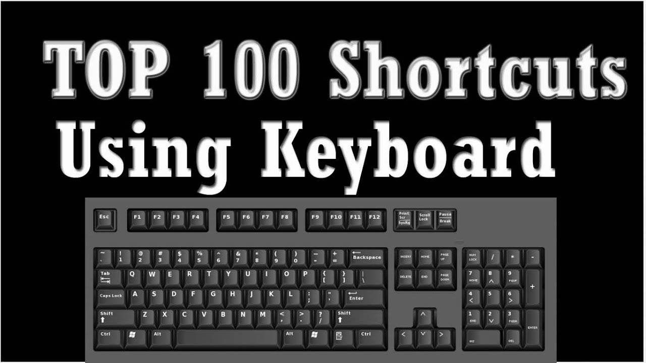 Become Keyboard Master With These 100 Useful Computer Keyboard Shortcut ...