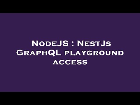 NodeJS : NestJs