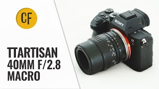 TTArtisan 40mm f/2.8 Macro lens review with samples