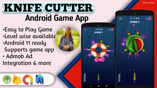 Knife Cutter Game App with Android Studio 2022 screenshot 4