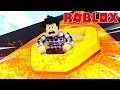 UN TOBOGGAN DE LAVE A PLUS DE 1,000,000 KM/H !!! | Roblox Raft Volcano