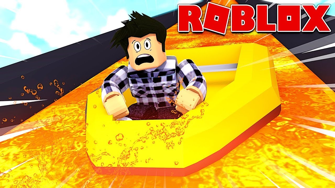 Un Toboggan De Lave A Plus De 1 000 000 Km H Roblox Raft Volcano Youtube - furious jumper roblox le plus rapide