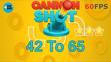 Cannon Shot: Level 42 To 65 - 3 Stars , iOS/Android Walkthrough