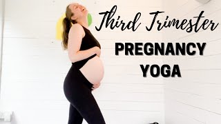 THIRD TRIMESTER FULL BODY PREGNANCY YOGA FLOW | LEMon Yoga