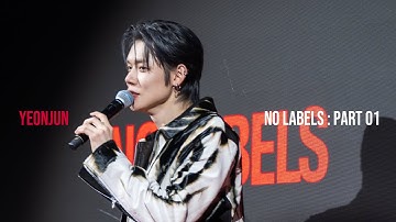 (4k) 연준이 첫 솔로 앨범 좋다고 내가 말했잔어(TALK TO YOU) ✸ NO LABELS: PART01 ✸ 리스닝파티 2nd ✸ 251106