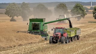 Żniwa rzepakowe w lubuskim. claas lexion 670 johndeere  9680i John Deere 2266