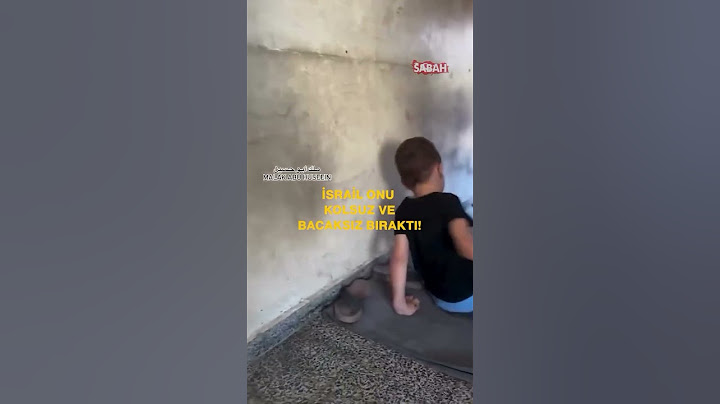 İsrail askerleri onu kolsuz ve bacaksız bıraktı!