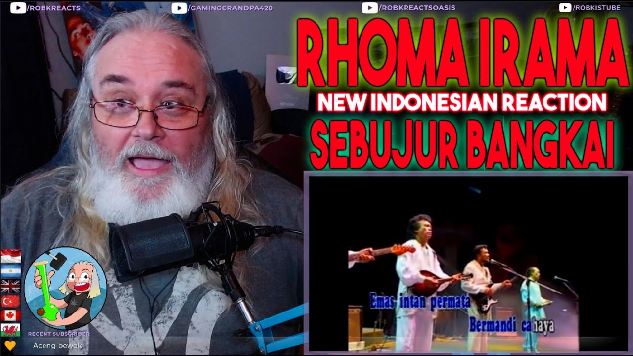 Rhoma Irama - New Indonesian Reaction - Sebujur Bangkai From Gaming Grandpa