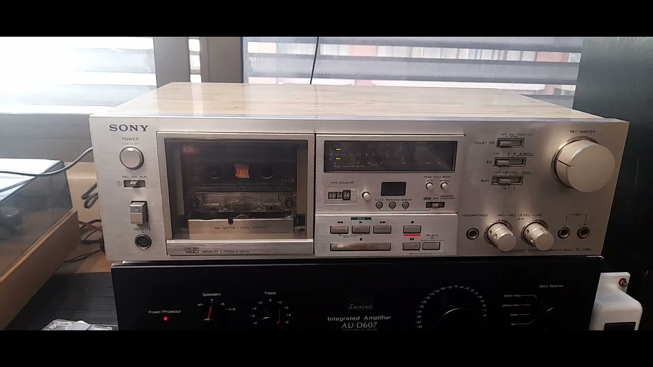 DEck Sony TC-K65 - YouTube