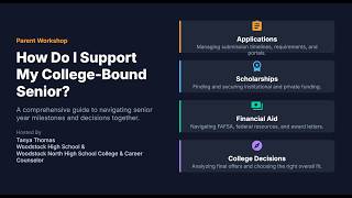 Supporting Seniors Through College Planning: A Parent's Guide