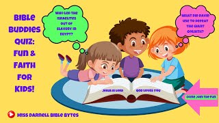 Bible Buddies Quiz: Fun & Faith for Kids! Where kids can test their knowledge of Bible. #funfacts