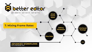 Mixing Frame Rates